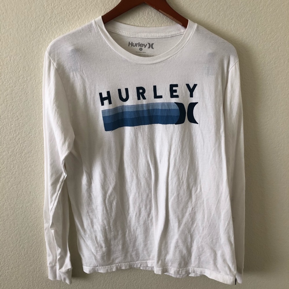 White Hurley long sleeve